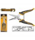 Ingco HES0187 7 Inch Stainless Steel Ergonomic Handle Electricians Scissors