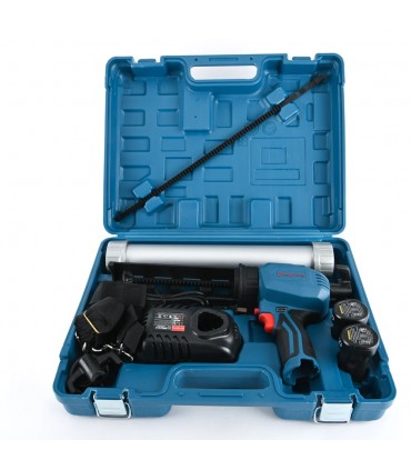 DongCheng DCPJ12EK 12V MAX Cordless Caulk Gun Set