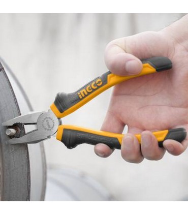 Ingco HCP08208 8 x 200mm Durable Grip Precision Cutting Combination Pliers