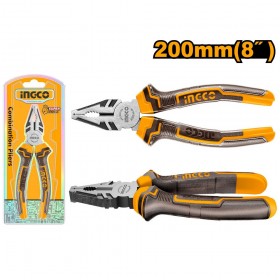 Ingco HCP08208 8 x 200mm Durable Grip Precision Cutting Combination Pliers