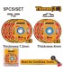 Ingco MCD303768 5 Pcs Abrasive Metal High Efficiency Cutting Grinding Discs