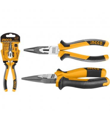 Ingco HLNP28168 6 Inch Non-slip Handle Long Nose Pliers