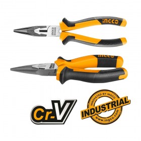 Ingco HLNP28168 6 Inch Non-slip Handle Long Nose Pliers