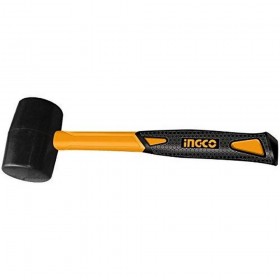 Ingco HRUH8216 16oz Non-Marring Head Comfortable Grip Rubber Hammer