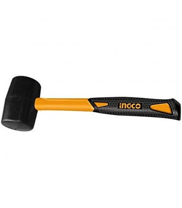 Ingco HRUH8216 16oz Non-Marring Head Comfortable Grip Rubber Hammer