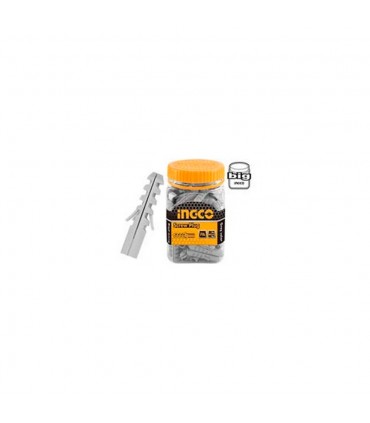 Ingco HWSP1005011 10 x 50mm Durable Plastic Secure Fit Screw Plug