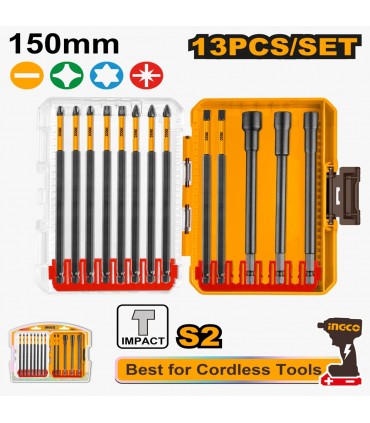 Ingco AKDL24408 44 Pieces Screwdriver Bits and Magnetic Nuts Set