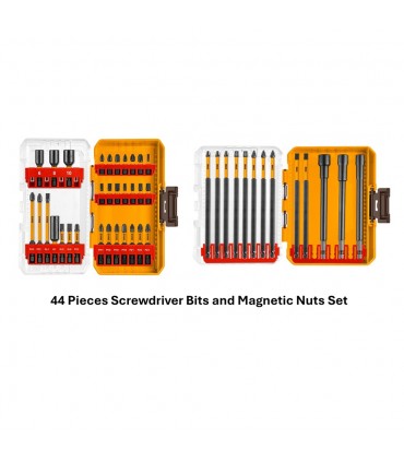 Ingco AKDL24408 44 Pieces Magnetic Bit Set + Screwdriver Bits Kit