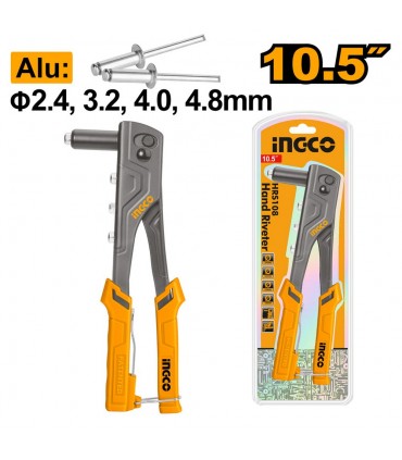 Ingco HRS108 270mm Durable Steel Body Gun Hand Riveter