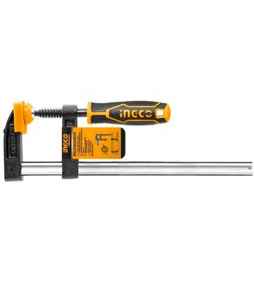 Ingco HFC020502 50 x 200mm Strong Grip Plastic Handle F Clamp
