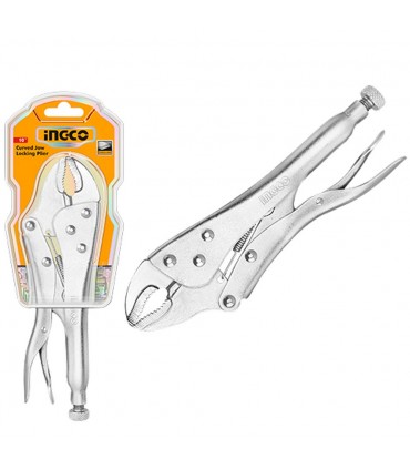 Ingco HCJLW0210 10 Inch Curved Jaw Design Locking Plier Tool