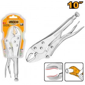 Ingco HCJLW0210 10 Inch Curved Jaw Design Locking Plier Tool