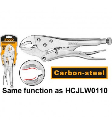 Ingco HCJLW0210 10 Inch Curved Jaw Design Locking Plier Tool