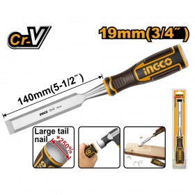 Ingco HWC0819 19mm Blade Hardened Steel Wood Chisel