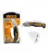 Ingco HUK6128 61 x 19mm 6 Spare Blades Utility Cutter Knife