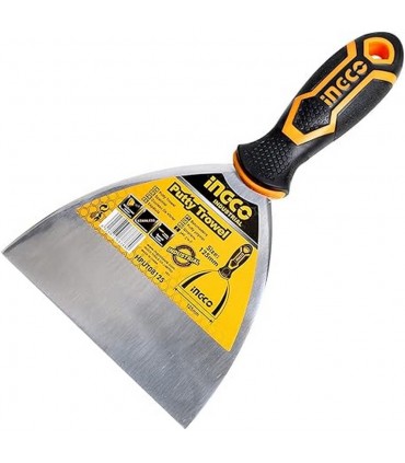 Ingco HPUT08125 125mm Blade Stainless Steel Putty Trowel Tool