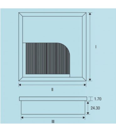 Aluminium Durable Slim Fit Rectangle Wire Cover 80mm - Black