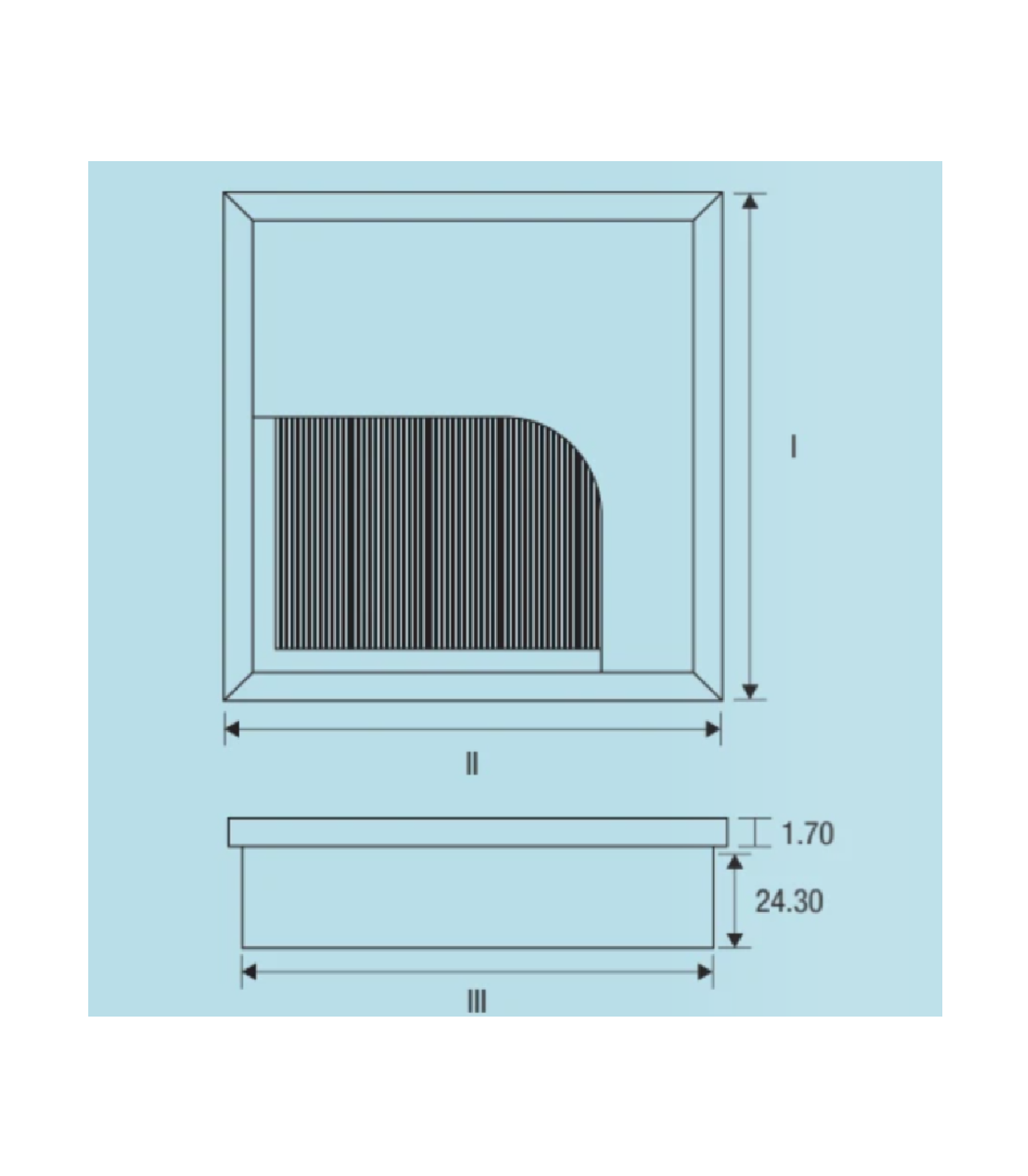 Aluminium Durable Slim Fit Rectangle Wire Cover 80mm - Black - Hardware ...