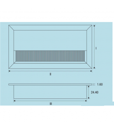 Aluminium Durable Slim Fit Rectangle Wire Cover 120mm - Silver