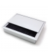 Aluminium Durable Slim Fit Rectangle Wire Cover 120mm - Silver