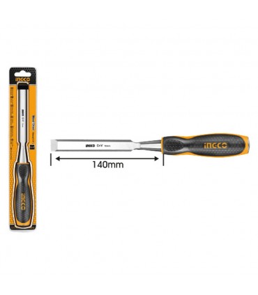Ingco HWC0812 12mm Sharp Blade Comfort Grip Wood Chisel