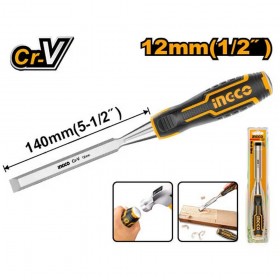 Ingco HWC0812 12mm Sharp Blade Comfort Grip Wood Chisel