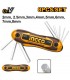Ingco HHK14081 8 Pcs Durable Compact Hex Key Set