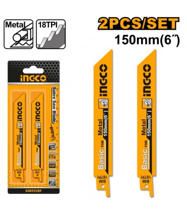 Ingco SSB922EF 150mm Sharp Durable Reciprocating Saw Blades
