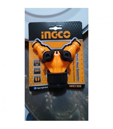 Ingco HHC1202 2 Way Plastic Hose Connector