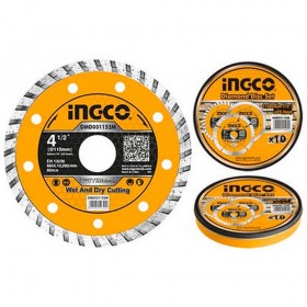 Ingco DMD031002M 4 x 16mm Turbo Diamond Disc for Angle Grinder