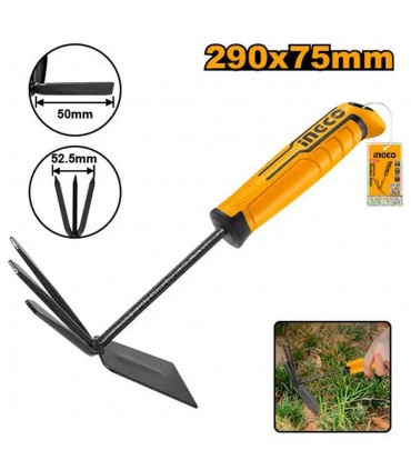 Ingco HGT979K 300mm Durable Steel Head Garden Rake