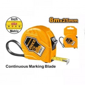 Ingco HSMT0838 8 x 25mm Steel Blade Lock System Measuring Tape