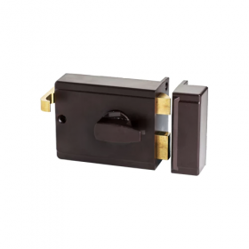 Nelon 533A-W Steel Bracket Rim Entrance Lock
