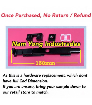 Hardware Specialist 5080 Heavy-Duty Flush Bolt Lock for Casement Windows