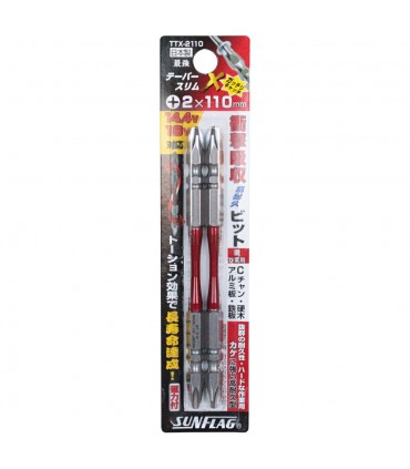 Sunflag TTX-2110 Taper Slim Torsion Double-Ended Bits