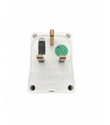 Britz BR-928 Safety Mark Passed 3 Way Adaptor Power Socket - 2 x UBS Port