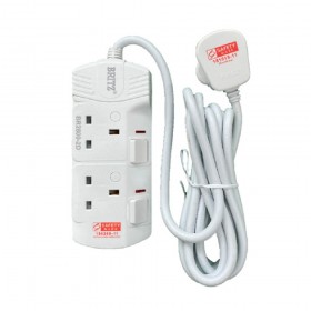 Britz 3M Cable Extension  2 Pin Safety Socket Cable