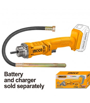 Ingco CCVLI202301 20V 35MMØX1.2M Cordless Concrete Vibrator - Bare Unit