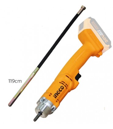 Ingco CCVLI202301 20V 35MMØX1.2M Cordless Concrete Vibrator - Bare Unit