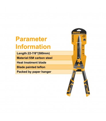 Ingco HHS6301 Heat-Treated Blade 560mm Hedge Shear