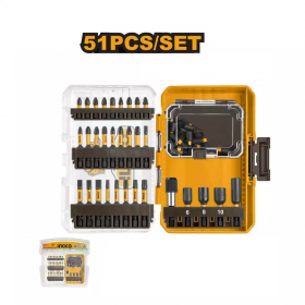 Ingco AKDL25106 51 Pcs Impact Screwdriver Bits Set