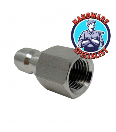 Hardware Specialist 3/8 Male Quick Click To G1/4 Male Threaded Pressure Washer Connector