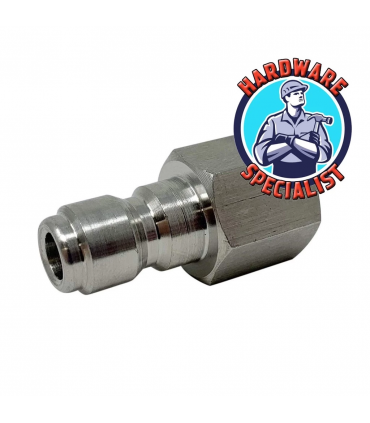 Hardware Specialist 3/8 Male Quick Click To G1/4 Male Threaded Pressure Washer Connector