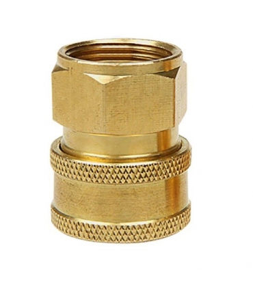 Hardware Specialist 3/8 Female Quick Click To 3/8 Female Threaded Pressure Washer Connector