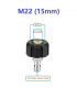 Hardware Specialist M22 15mm To 3/8 Male Quick Click Pressure Washer Connector