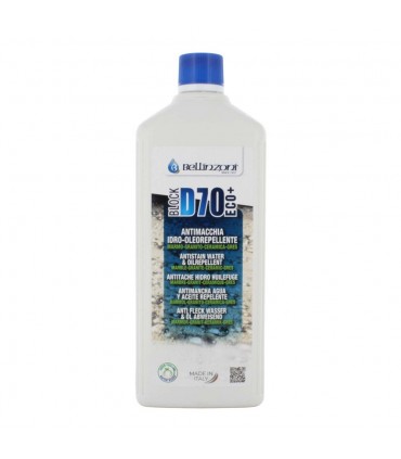 Bellinzoni Block D70 Eco+ Water and Oil Stain Protector with Silicone Base - 1 Liter