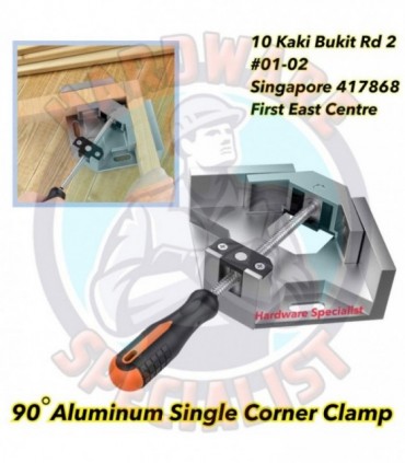 90 Degree Aluminum Single Corner Clamp