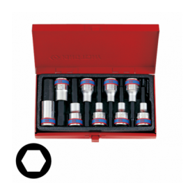 King Tony 9 Pieces 1/2″ Dr Hex Bit Socket Set 4120PR