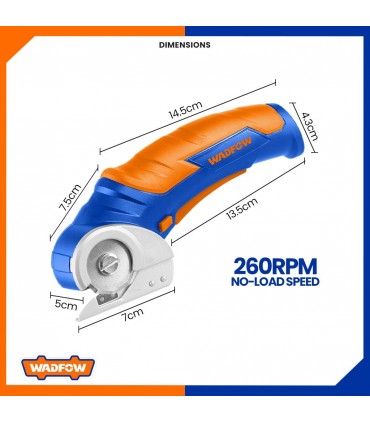 WadFow WWUP1504 4V Cordless USB‑C 6MM Universal Cutter
