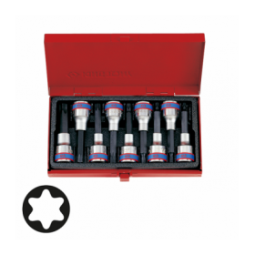 King Tony 9 Pieces 1/2″ Dr Star Bit Socket Set 4119PR